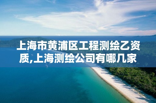 上海市黄浦区工程测绘乙资质,上海测绘公司有哪几家