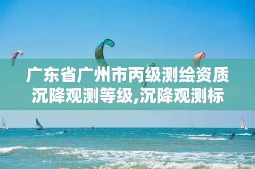 广东省广州市丙级测绘资质沉降观测等级,沉降观测标厂家。