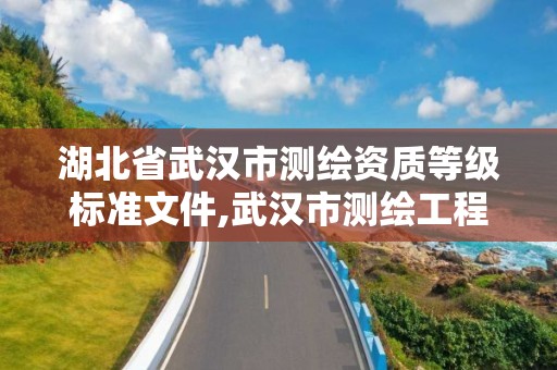 湖北省武汉市测绘资质等级标准文件,武汉市测绘工程技术规定。