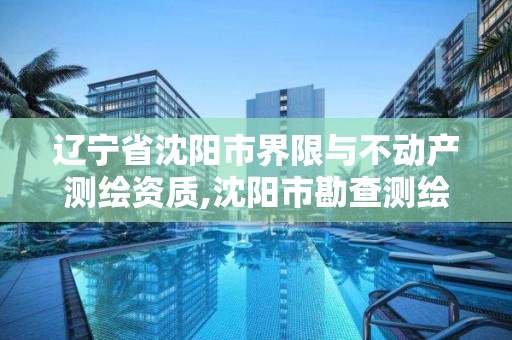 辽宁省沈阳市界限与不动产测绘资质,沈阳市勘查测绘