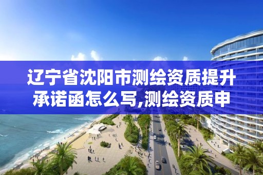 辽宁省沈阳市测绘资质提升承诺函怎么写,测绘资质申请说明。