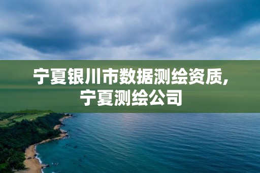 宁夏银川市数据测绘资质,宁夏测绘公司