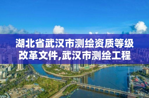 湖北省武汉市测绘资质等级改革文件,武汉市测绘工程技术规定