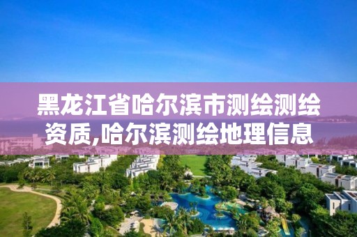 黑龙江省哈尔滨市测绘测绘资质,哈尔滨测绘地理信息局