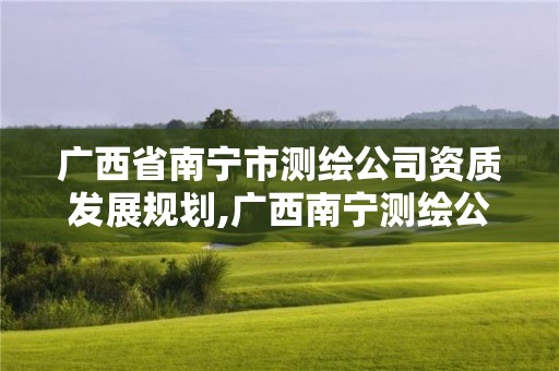 广西省南宁市测绘公司资质发展规划,广西南宁测绘公司排名