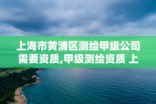 上海市黄浦区测绘甲级公司需要资质,甲级测绘资质 上市公司