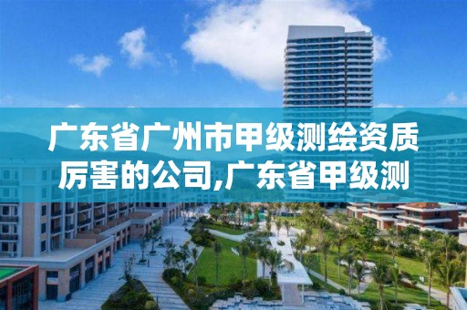 广东省广州市甲级测绘资质厉害的公司,广东省甲级测绘资质单位有多少