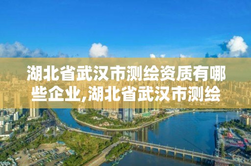 湖北省武汉市测绘资质有哪些企业,湖北省武汉市测绘资质有哪些企业名称