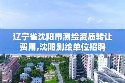 辽宁省沈阳市测绘资质转让费用,沈阳测绘单位招聘