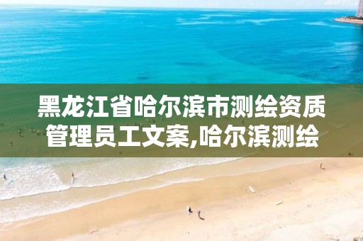 黑龙江省哈尔滨市测绘资质管理员工文案,哈尔滨测绘局待遇。