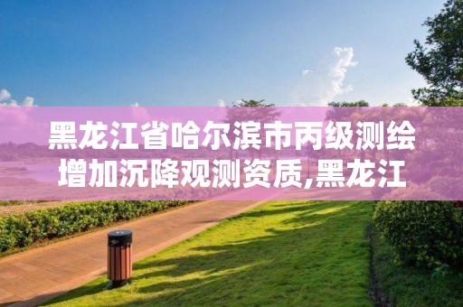 黑龙江省哈尔滨市丙级测绘增加沉降观测资质,黑龙江省哈尔滨市测绘局