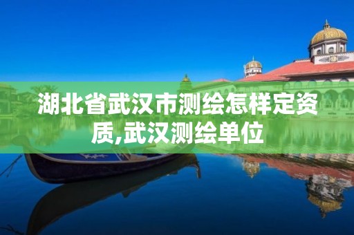 湖北省武汉市测绘怎样定资质,武汉测绘单位