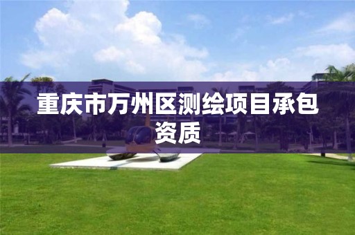 重庆市万州区测绘项目承包资质