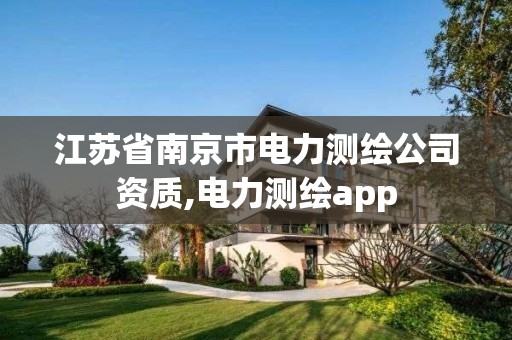 江苏省南京市电力测绘公司资质,电力测绘app