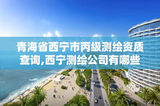 青海省西宁市丙级测绘资质查询,西宁测绘公司有哪些