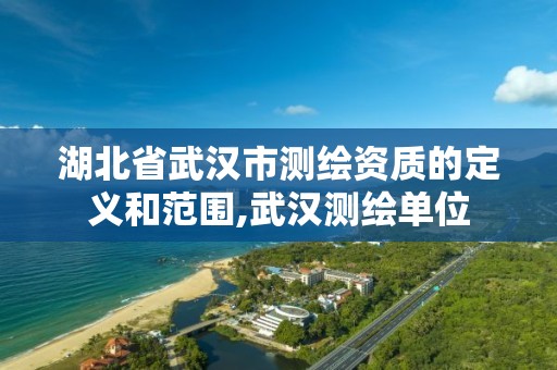 湖北省武汉市测绘资质的定义和范围,武汉测绘单位