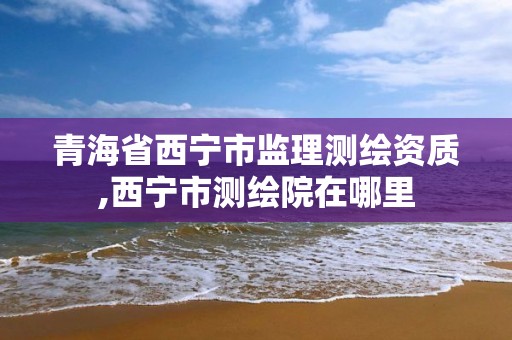 青海省西宁市监理测绘资质,西宁市测绘院在哪里