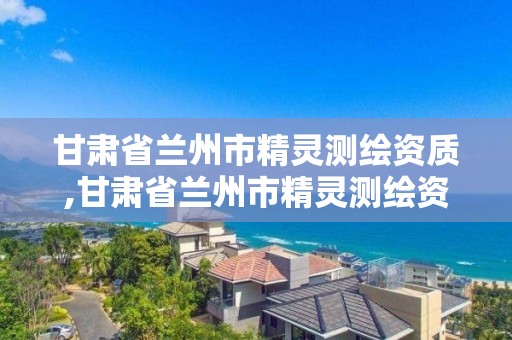 甘肃省兰州市精灵测绘资质,甘肃省兰州市精灵测绘资质公司电话