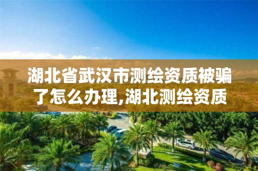 湖北省武汉市测绘资质被骗了怎么办理,湖北测绘资质单位。