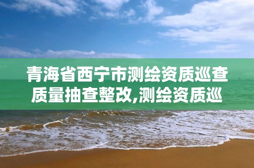 青海省西宁市测绘资质巡查质量抽查整改,测绘资质巡查报告