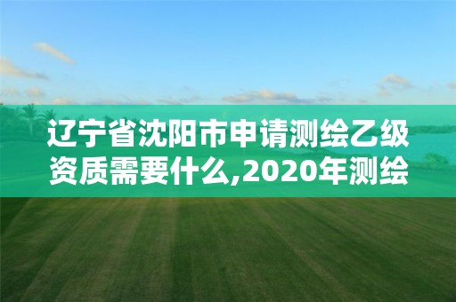 辽宁省沈阳市申请测绘乙级资质需要什么,2020年测绘乙级资质申报条件。