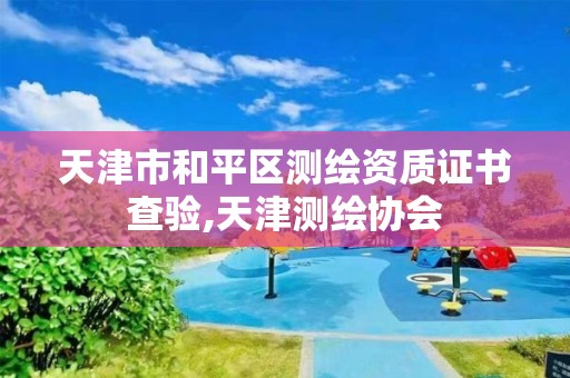 天津市和平区测绘资质证书查验,天津测绘协会