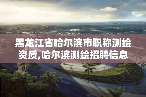 黑龙江省哈尔滨市职称测绘资质,哈尔滨测绘招聘信息