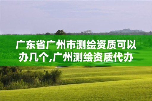 广东省广州市测绘资质可以办几个,广州测绘资质代办