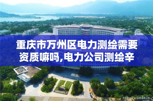 重庆市万州区电力测绘需要资质嘛吗,电力公司测绘辛苦吗。