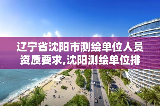 辽宁省沈阳市测绘单位人员资质要求,沈阳测绘单位排名