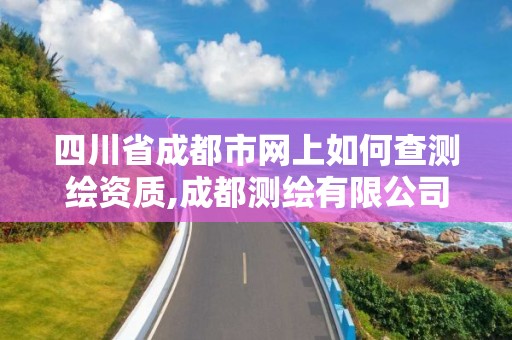 四川省成都市网上如何查测绘资质,成都测绘有限公司