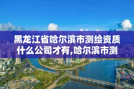 黑龙江省哈尔滨市测绘资质什么公司才有,哈尔滨市测绘院