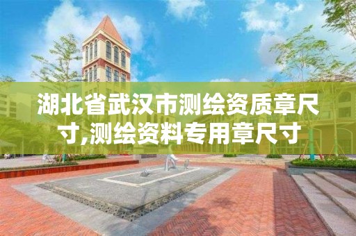 湖北省武汉市测绘资质章尺寸,测绘资料专用章尺寸