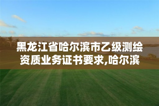 黑龙江省哈尔滨市乙级测绘资质业务证书要求,哈尔滨测绘局是干什么的