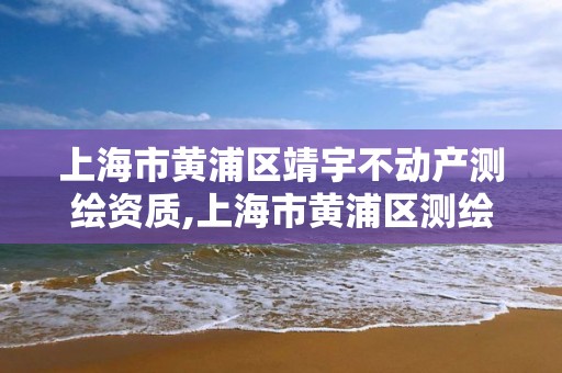 上海市黄浦区靖宇不动产测绘资质,上海市黄浦区测绘中心