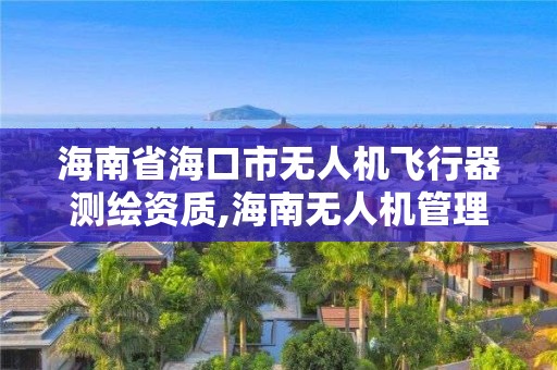 海南省海口市无人机飞行器测绘资质,海南无人机管理平台。