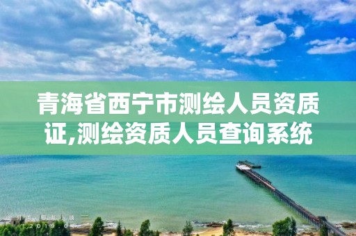 青海省西宁市测绘人员资质证,测绘资质人员查询系统