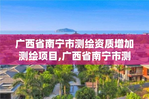 广西省南宁市测绘资质增加测绘项目,广西省南宁市测绘资质增加测绘项目有哪些