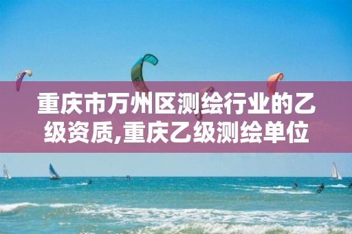 重庆市万州区测绘行业的乙级资质,重庆乙级测绘单位