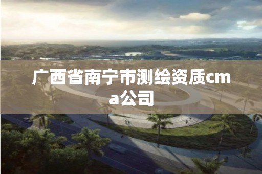 广西省南宁市测绘资质cma公司