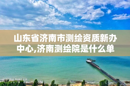 山东省济南市测绘资质新办中心,济南测绘院是什么单位