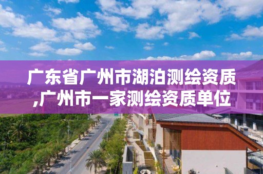 广东省广州市湖泊测绘资质,广州市一家测绘资质单位