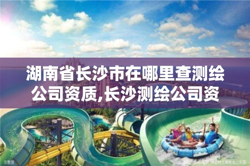 湖南省长沙市在哪里查测绘公司资质,长沙测绘公司资质有哪家。