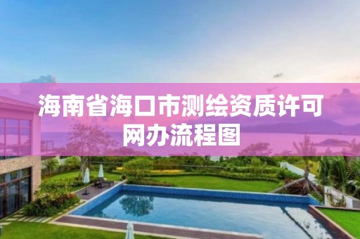 海南省海口市测绘资质许可网办流程图