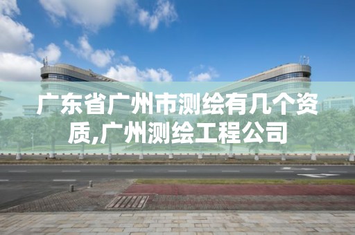 广东省广州市测绘有几个资质,广州测绘工程公司