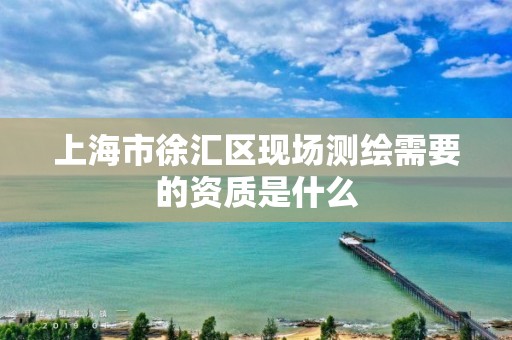 上海市徐汇区现场测绘需要的资质是什么