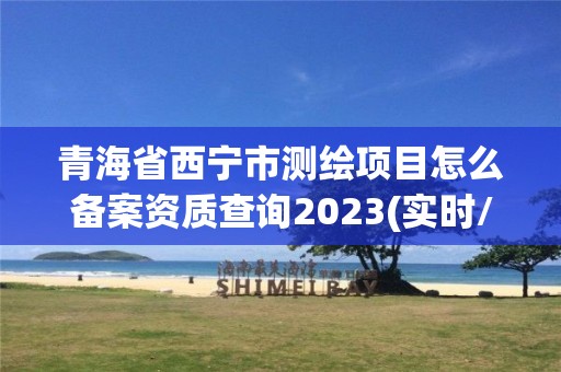 青海省西宁市测绘项目怎么备案资质查询2023(实时/更新中)