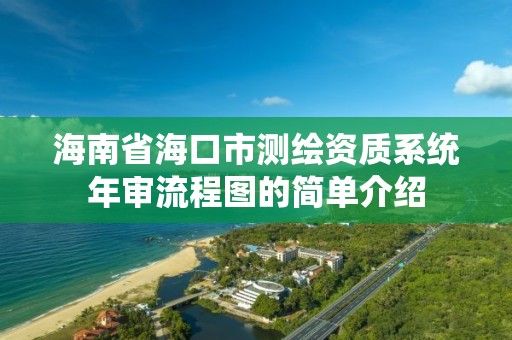 海南省海口市测绘资质系统年审流程图的简单介绍