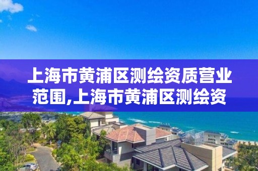 上海市黄浦区测绘资质营业范围,上海市黄浦区测绘资质营业范围有哪些