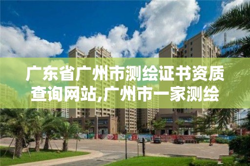 广东省广州市测绘证书资质查询网站,广州市一家测绘资质单位